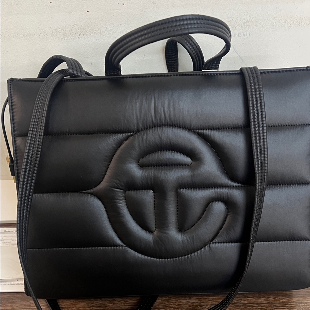 Telfar Black Quilted Bag